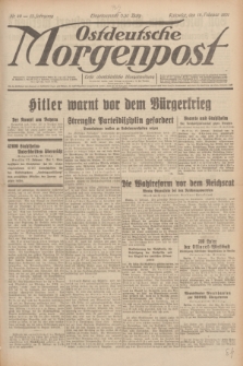Ostdeutsche Morgenpost : erste oberschlesische Morgenzeitung. Jg.13, Nr. 49 (18 Februar 1931)