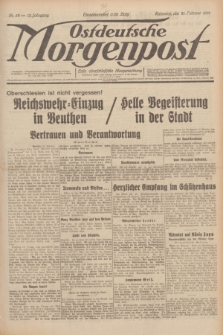 Ostdeutsche Morgenpost : erste oberschlesische Morgenzeitung. Jg.13, Nr. 52 (21 Februar 1931)