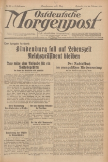 Ostdeutsche Morgenpost : erste oberschlesische Morgenzeitung. Jg.13, Nr. 55 (24 Februar 1931)