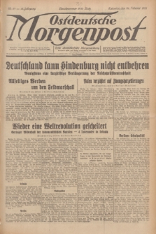 Ostdeutsche Morgenpost : erste oberschlesische Morgenzeitung. Jg.13, Nr. 57 (26 Februar 1931)