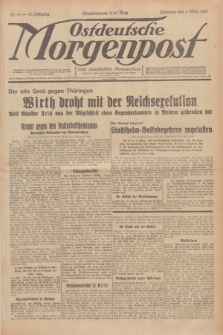 Ostdeutsche Morgenpost : erste oberschlesische Morgenzeitung. Jg.13, Nr. 65 (6 März 1931)