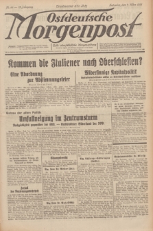 Ostdeutsche Morgenpost : erste oberschlesische Morgenzeitung. Jg.13, Nr. 66 (7 März 1931)