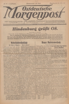 Ostdeutsche Morgenpost : erste oberschlesische Morgenzeitung. Jg.13, Nr. 79 (20 März 1931)