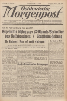 Ostdeutsche Morgenpost : erste oberschlesische Morgenzeitung. Jg.13, Nr. 99 (11 April 1931)