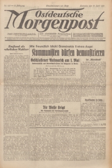 Ostdeutsche Morgenpost : erste oberschlesische Morgenzeitung. Jg.13, Nr. 100 (12 April 1931) + dod.