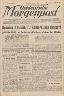 Ostdeutsche Morgenpost : erste oberschlesische Morgenzeitung. Jg.13, Nr. 103 (15 April 1931)