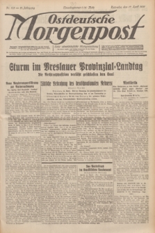 Ostdeutsche Morgenpost : erste oberschlesische Morgenzeitung. Jg.13, Nr. 105 (17 April 1931)