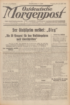 Ostdeutsche Morgenpost : erste oberschlesische Morgenzeitung. Jg.13, Nr. 110 (22 April 1931)