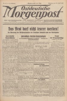 Ostdeutsche Morgenpost : erste oberschlesische Morgenzeitung. Jg.13, Nr. 117 (29 April 1931)