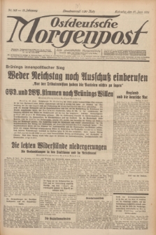 Ostdeutsche Morgenpost : erste oberschlesische Morgenzeitung. Jg.13, Nr. 165 (17 Juni 1931) + dod.