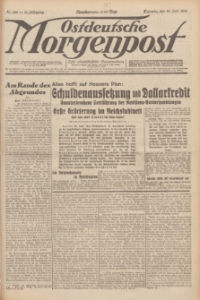 Ostdeutsche Morgenpost : erste oberschlesische Morgenzeitung. Jg.13, Nr. 169 (21 Juni 1931) + dod.