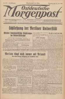 Ostdeutsche Morgenpost : erste oberschlesische Morgenzeitung. Jg.13, Nr. 178 (30 Juni 1931) + dod.