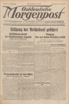 Ostdeutsche Morgenpost : erste oberschlesische Morgenzeitung. Jg.13, Nr. 185 (7 Juli 1931) + dod.