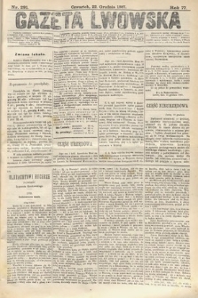 Gazeta Lwowska. 1887, nr 291