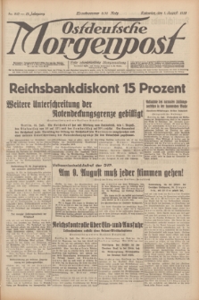 Ostdeutsche Morgenpost : erste oberschlesische Morgenzeitung. Jg.13, Nr. 210 (1 August 1931) + dod.