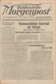 Ostdeutsche Morgenpost : erste oberschlesische Morgenzeitung. Jg.13, Nr. 211 (2 August 1931) + dod.