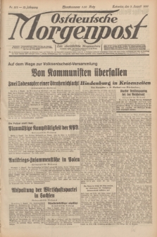 Ostdeutsche Morgenpost : erste oberschlesische Morgenzeitung. Jg.13, Nr. 212 (3 August 1931)