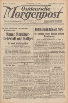 Ostdeutsche Morgenpost : erste oberschlesische Morgenzeitung. Jg.13, Nr. 221 (12 August 1931) + dod.