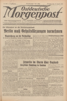 Ostdeutsche Morgenpost : erste oberschlesische Morgenzeitung. Jg.13, Nr. 228 (19 August 1931) + dod.