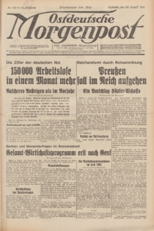 Ostdeutsche Morgenpost : erste oberschlesische Morgenzeitung. Jg.13, Nr. 231 (22 August 1931) + dod.