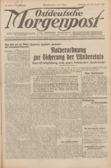 Ostdeutsche Morgenpost : erste oberschlesische Morgenzeitung. Jg.13, Nr. 232 (23 August 1931) + dod.
