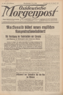 Ostdeutsche Morgenpost : erste oberschlesische Morgenzeitung. Jg.13, Nr. 234 (25 August 1931) + dod.