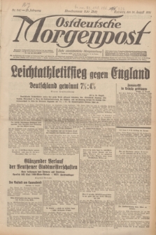 Ostdeutsche Morgenpost : erste oberschlesische Morgenzeitung. Jg.13, Nr. 240 (31 August 1931)