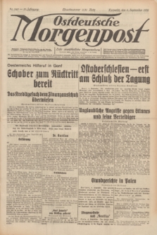 Ostdeutsche Morgenpost : erste oberschlesische Morgenzeitung. Jg.13, Nr. 245 (5 September 1931) + dod.