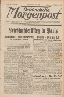 Ostdeutsche Morgenpost : erste oberschlesische Morgenzeitung. Jg.13, Nr. 247 (7 September 1931)