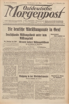 Ostdeutsche Morgenpost : erste oberschlesische Morgenzeitung. Jg.13, Nr. 249 (9 September 1931) + dod.