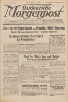 Ostdeutsche Morgenpost : erste oberschlesische Morgenzeitung. Jg.13, Nr. 258 (18 September 1931) + dod.