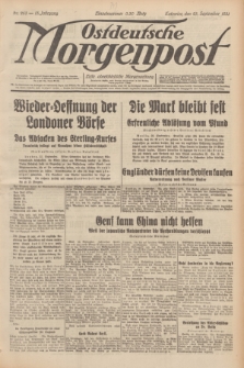 Ostdeutsche Morgenpost : erste oberschlesische Morgenzeitung. Jg.13, Nr. 263 (23 September 1931) + dod.