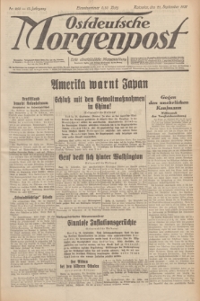 Ostdeutsche Morgenpost : erste oberschlesische Morgenzeitung. Jg.13, Nr. 265 (25 September 1931) + dod.