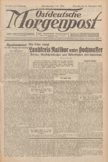 Ostdeutsche Morgenpost : erste oberschlesische Morgenzeitung. Jg.13, Nr. 267 (27 September 1931) + dod.