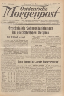 Ostdeutsche Morgenpost : erste oberschlesische Morgenzeitung. Jg.13, Nr. 276 (6 Oktober 1931)