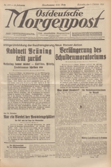 Ostdeutsche Morgenpost : erste oberschlesische Morgenzeitung. Jg.13, Nr. 277 (7 Oktober 1931)