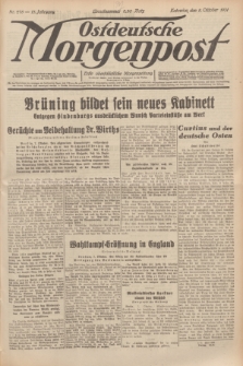 Ostdeutsche Morgenpost : erste oberschlesische Morgenzeitung. Jg.13, Nr. 278 (8 Oktober 1931)