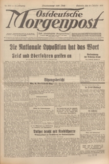 Ostdeutsche Morgenpost : erste oberschlesische Morgenzeitung. Jg.13, Nr. 285 (15 Oktober 1931)