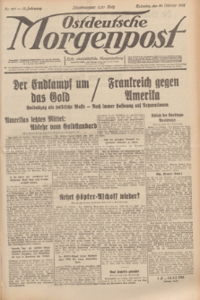 Ostdeutsche Morgenpost : erste oberschlesische Morgenzeitung. Jg.13, Nr. 291 (21 Oktober 1931)