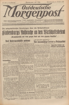 Ostdeutsche Morgenpost : erste oberschlesische Morgenzeitung. Jg.13, Nr. 300 (30 Oktober 1931)