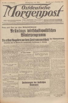 Ostdeutsche Morgenpost : erste oberschlesische Morgenzeitung. Jg.13, Nr. 308 (7 November 1931)