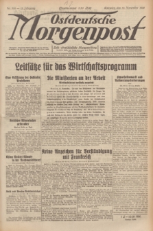 Ostdeutsche Morgenpost : erste oberschlesische Morgenzeitung. Jg.13, Nr. 314 (13 November 1931)
