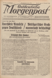Ostdeutsche Morgenpost : erste oberschlesische Morgenzeitung. Jg.13, Nr. 328 (27 November 1931)