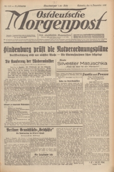 Ostdeutsche Morgenpost : erste oberschlesische Morgenzeitung. Jg.13, Nr. 335 (4 Dezember 1931)