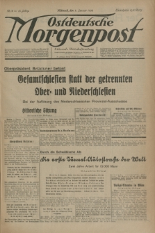 Ostdeutsche Morgenpost : Führende Wirtschaftszeitung. Jg.16, Nr. 2 (3 Januar 1934)