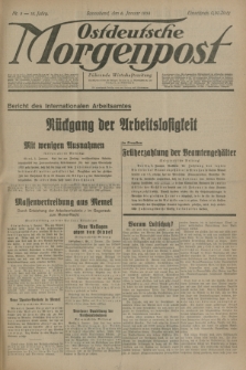 Ostdeutsche Morgenpost : Führende Wirtschaftszeitung. Jg.16, Nr. 5 (6 Januar 1934)