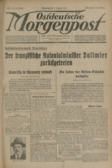 Ostdeutsche Morgenpost : Führende Wirtschaftszeitung. Jg.16, Nr. 8 (9 Januar 1934)