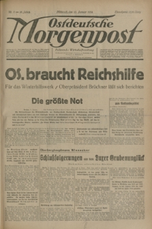 Ostdeutsche Morgenpost : Führende Wirtschaftszeitung. Jg.16, Nr. 9 (10 Januar 1934)