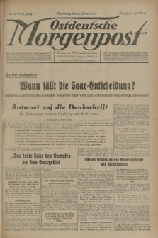 Ostdeutsche Morgenpost : Führende Wirtschaftszeitung. Jg.16, Nr. 10 (11 Januar 1934)