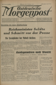 Ostdeutsche Morgenpost : Führende Wirtschaftszeitung. Jg.16, Nr. 16 (17 Januar 1934)